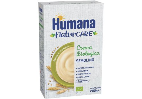 Humana Naturcare Crema Biologica Semolino 200 grammi