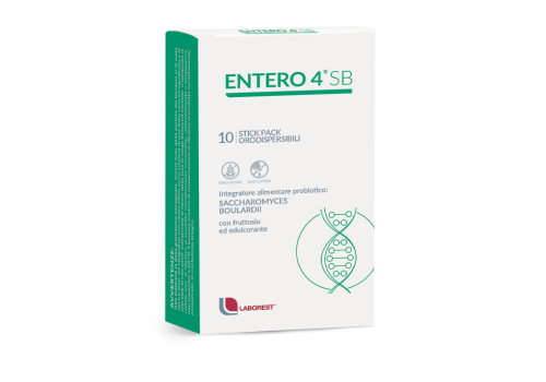 Entero 4 Sb integratore a base di probiotici 10 stick pack orodispersibili