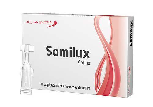 Somilux collirio lubrificante 10 applicatori 0,5ml