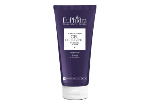 Euphidra Purify No Stress gel detergente viso riequilibrante 200ml