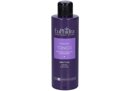 Euphidra Ultralight Tonico Acido Glicolico esfoliante illuminante 200ml