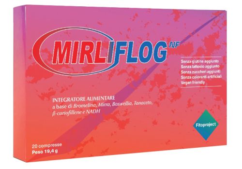 Mirliflog integratore antinfiammatorio e antiedemigeno 20 compresse