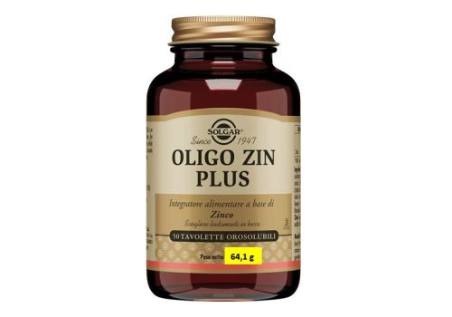 Oligo Zin Plus integratore immunostimolante 50 tavolette orosolubili
