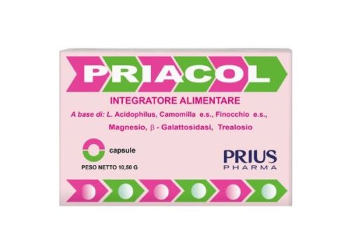 Priacol integratore per il benessere intestinale 60 capsule