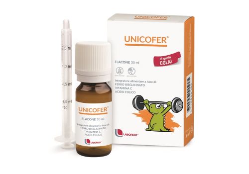 Unicofer integratore di ferro con vitamine gocce orali 30ml