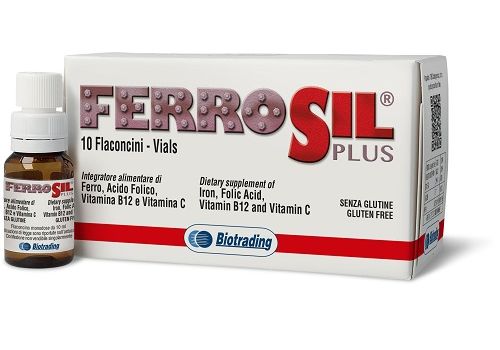 Ferrosil Plus integratore per la carenza di ferro 10 fiale