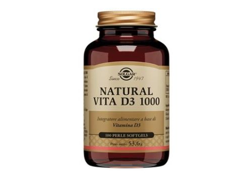 Natural Vita D3 1000 integratore di vitamina D 100 perle