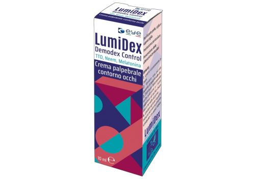 Lumidex Demodex Control crema palpebrale contorno occhi 10ml