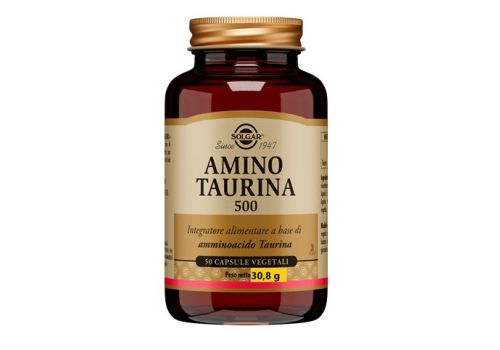 Amino Taurina 500 integratore per la vista 50 capsule vegetali