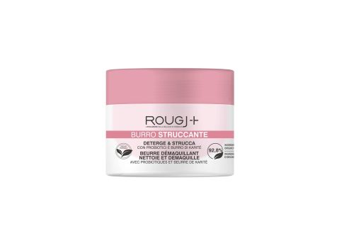 Rougj+ burro struccante e detergente viso occhi labbra 100ml