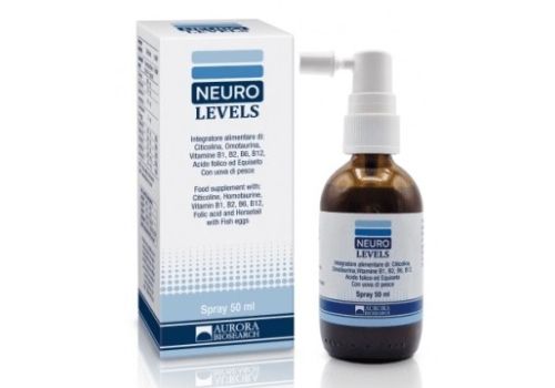 Neuro levels spray integratore per il sistema nervoso 50ml