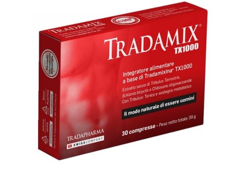 Tradamix TX1000 integratore per il benessere sessuale dell'uomo 30 compresse