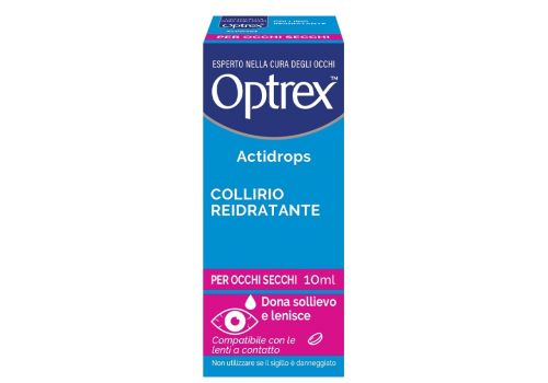 Optrex Actidrops collirio reidratante per occhi secchi 10ml
