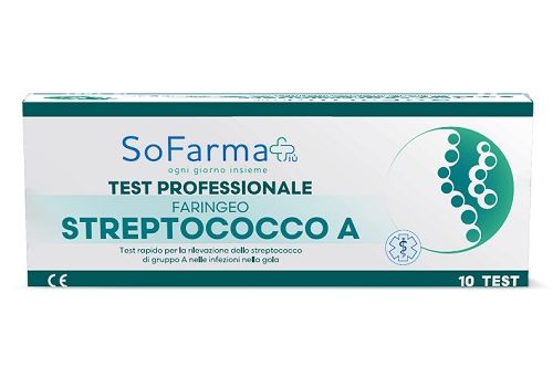 Sofarma+ test professionale faringeo streptococco A 10 pezzi