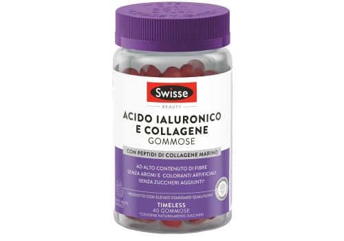Swisse Acido Ialuronico e Collagene integratore per la pelle e le ossa 40 gommose