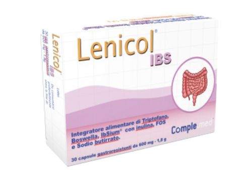 Lenicol IBS integratore per il sistema digerente 30 capsule gastrorestistenti