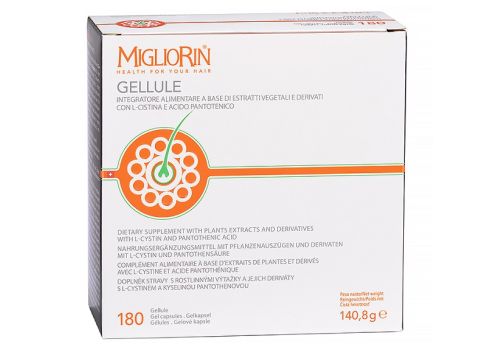 Migliorin Gellule integratore per unghie e capelli 180 capsule