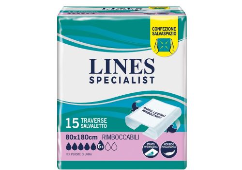 Lines Specialist traverse salvaletto rimboccabili 80x180cm 15 pezzi