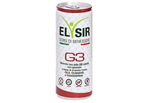 Elisir G3 bevanda non gassata con solo 98 calorie 250ml 