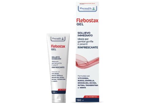 Flebostax gel rinfrescante per gambe gonfie e pesanti sollievo immediato 150ml