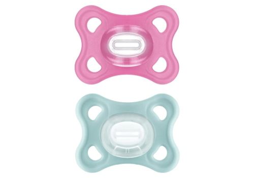 Mam Comfort 3-12 mesi succhietti in silicone femmina 2 pezzi