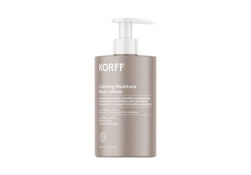 Korff Calming Moisture Body Lotion idratante lenitiva a rapido assorbimento lozione corpo 400ml