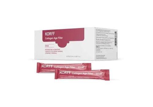 Korff Collagen Age filler integratore di collagene marino, vitamine e minerali 15 stick da 15ml