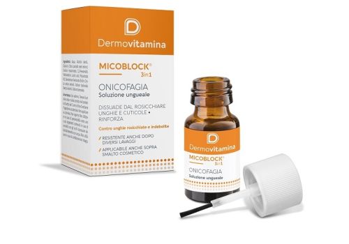 Dermovitamina Micoblock 3 in 1 Onicofagia soluzione ungueale 7ml