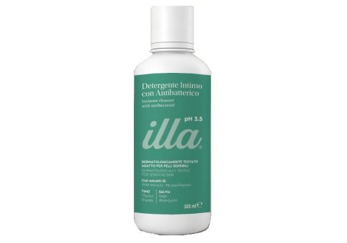 Illa pH 3.5 Detergente Intimo con antibatterico 500ml 