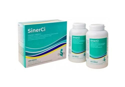 Sinerci Vitamina C sinergica integratore di vitamine 2 barattoli da 180 grammi