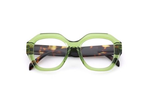 Corpootto vogue verde-tartaruga occhiali da lettura +1,50