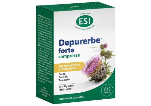 Depurerbe Forte integratore per la funzione epatica e depurativa 60 compresse