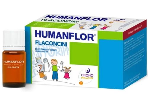 Humanflor Flaconcini integratore di fermenti lattici 10 flaconcini