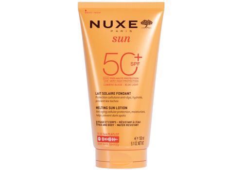 Nuxe Sun spf 50+ latte solare protettivo per viso e corpo 150ml