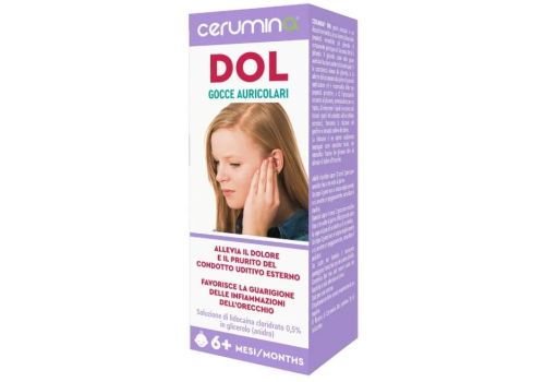 Cerumina dol gocce auricolari per mal d'orecchio 7 grammi