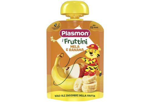 Plasmon i fruttini mela e banana 130 grammi