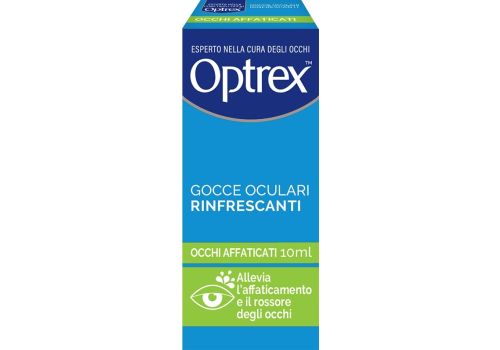 Optrex gocce oculari rinfrescanti occhi affaticati e arrossati 10ml