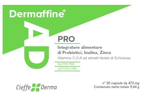 Dermaffine AD Pro integratore per pelle difese immunitarie e benessere intestinale 20 capsule