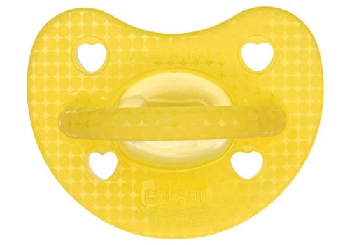 Chicco Gommotto Luxe fluo 2-6 mesi giallo 1 pezzo