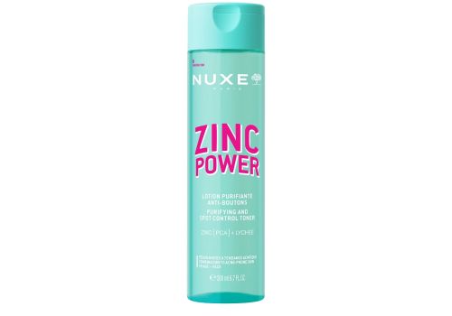 Nuxe Zinc Power lozione purificante e anti-imperfezioni per pelle mista a tendenza acneica 200ml