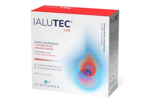 Ialutec Red integratore per la salute degli occhi  20 fiale monodose da 3ml