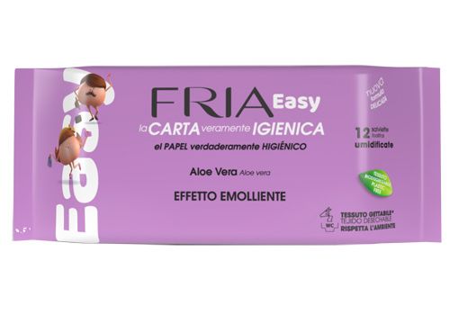 Fria Easy carta igienica emolliente 12 salviette umidificate