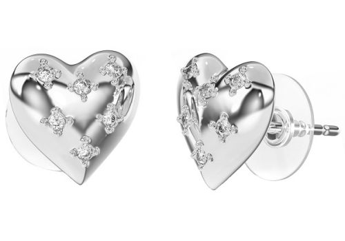 Biojoux queen elizabeth orecchini in acciaio medicale gold plated