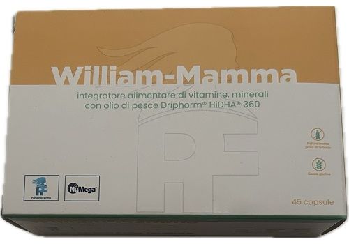 William Mamma integratore per la donna in gravidanza e allattamento 45 capsule
