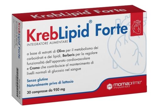 KrebLipid Forte integratore per il benessere cardiovascolare 30 compresse