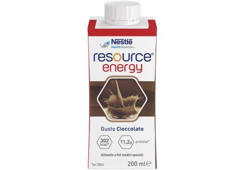 Resource Energy alimento per la gestione dietetica di pazienti malnutriti gusto cioccolato 200ml