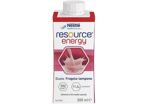 Resource Energy alimento per la gestione dietetica di pazienti malnutriti gusto fragola-lampone 200ml