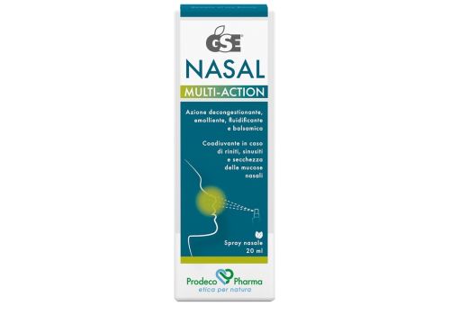Gse Nasal Multi-Action coadiuvante per riniti sinusiti e secchezza spray nasale 20ml