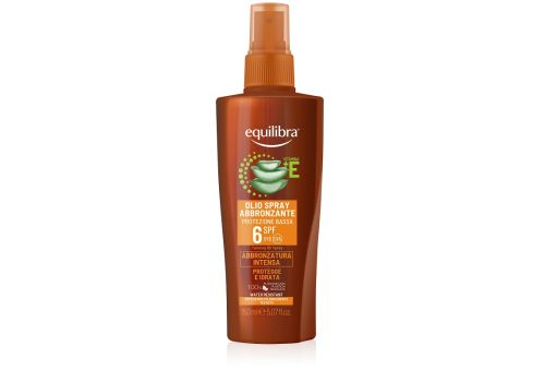 Equilibra Vitamina E olio spray abbronzante spf 6 abbronzatura intensa 150ml