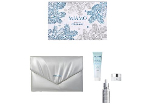 Miamo Protocollo Intense Glow cofanetto con siero illuminante 30ml + maschera esfoliante 25ml in omaggio + maschera ristrutturante 10ml in omaggio